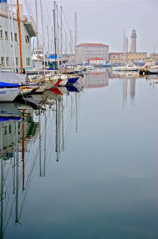 Trieste in nebbia